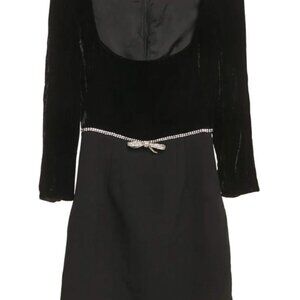 Miu Miu black bow mini dress